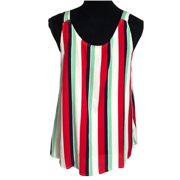 Kori America Striped Tank -  Size Small - Picture 3 of 5